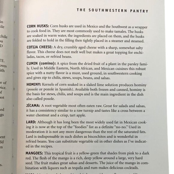 Authentic Southwestern Cooking Recipe Book By Lynn Nusom Paperback 1999 - Picture 4 of 9